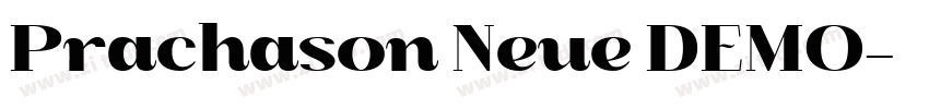 Prachason Neue DEMO字体转换